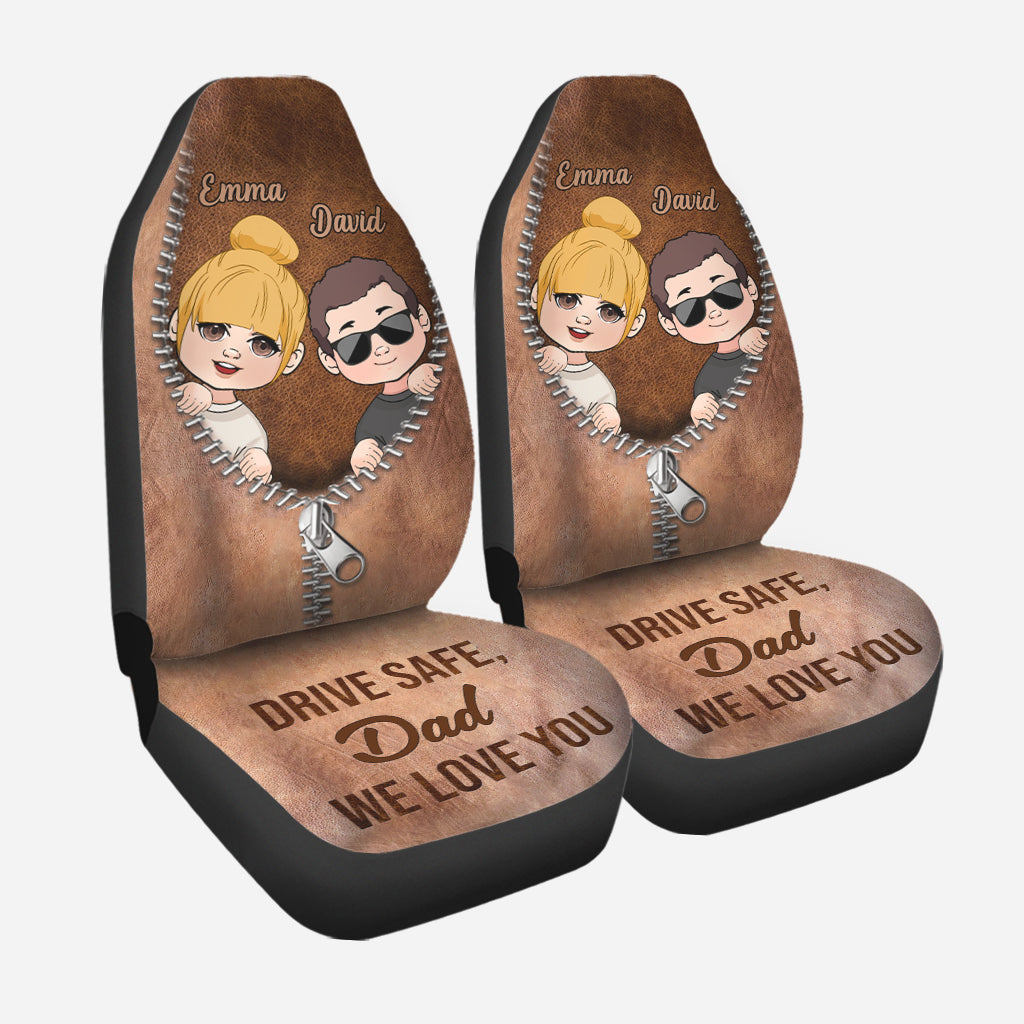 Drive Safe - Personalized Father Seat covers