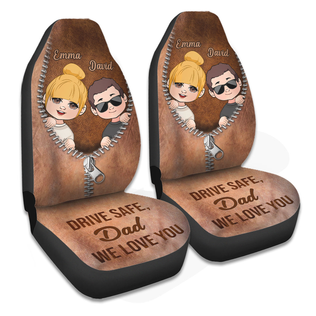 Drive Safe - Personalized Father Seat covers