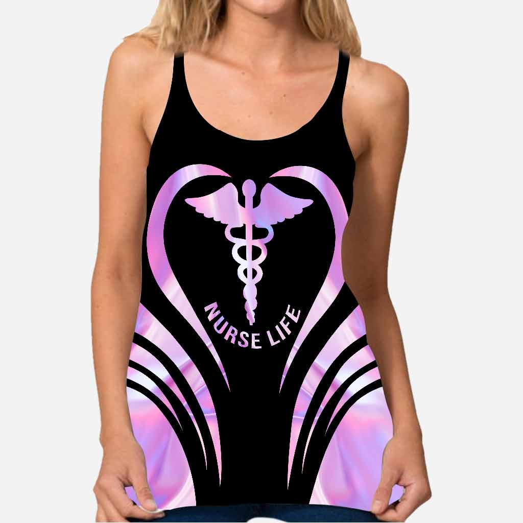 Tanktop mit Kreuz im Nurse Life-Stil