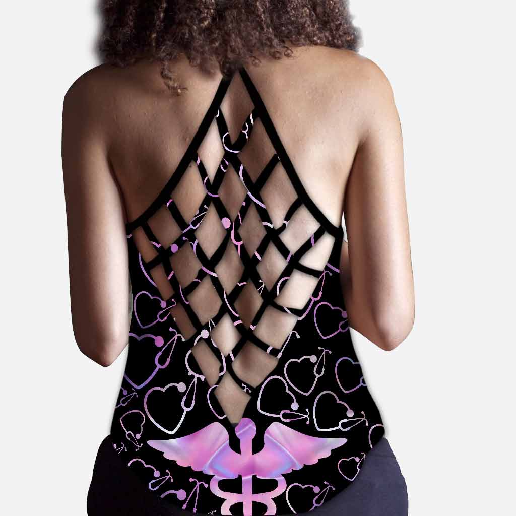 Tanktop mit Kreuz im Nurse Life-Stil
