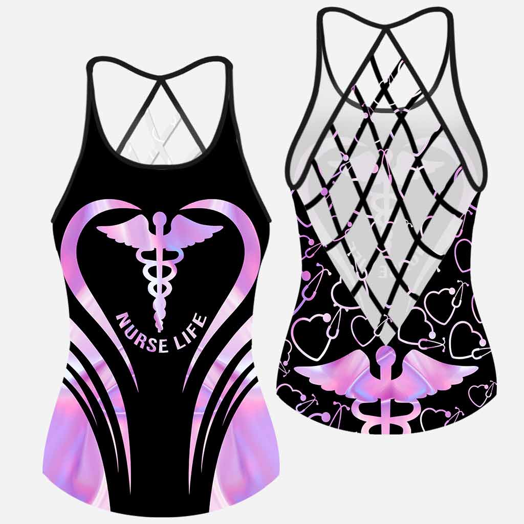Tanktop mit Kreuz im Nurse Life-Stil