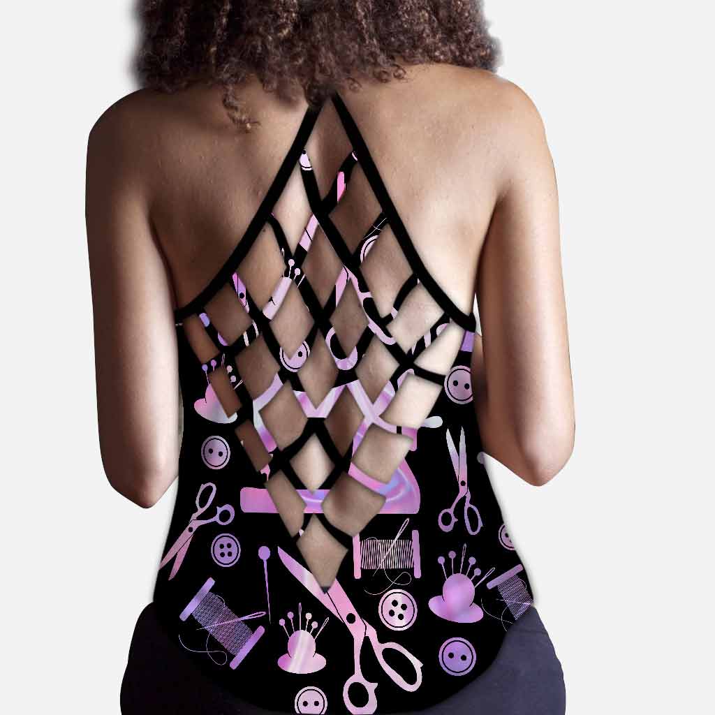 Love Sewing Cross Tank Top