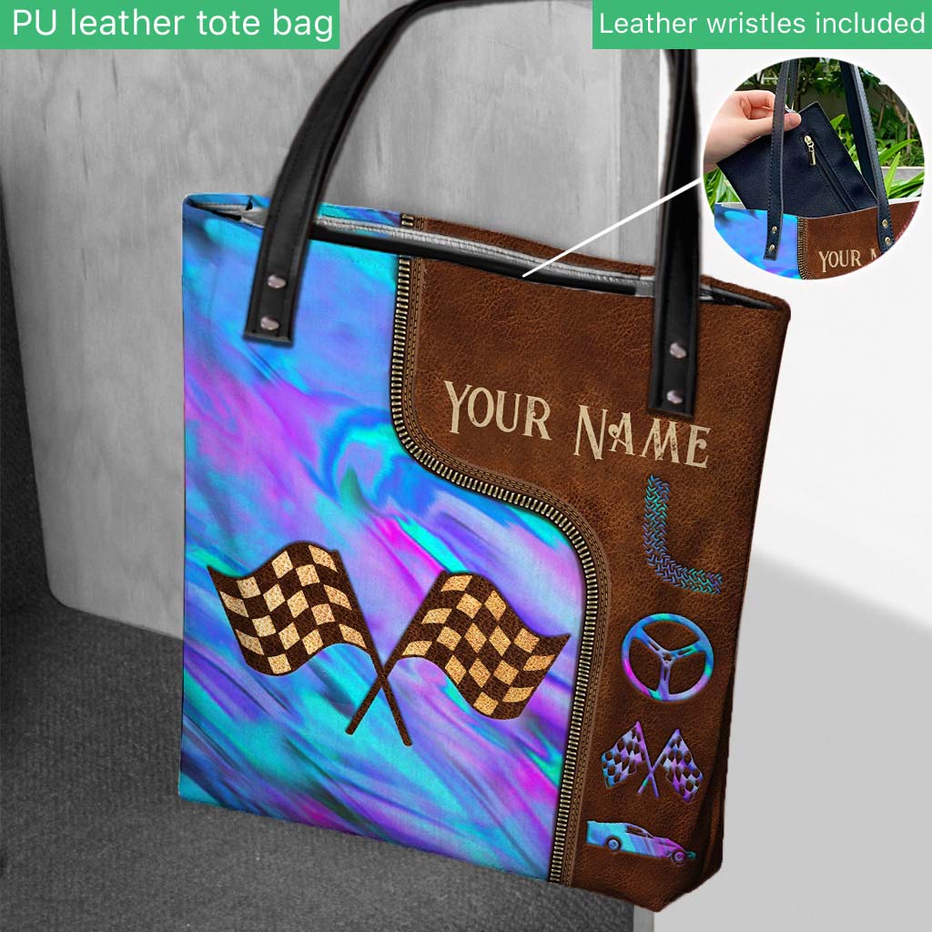 Love Racing Personalized Tote Bag
