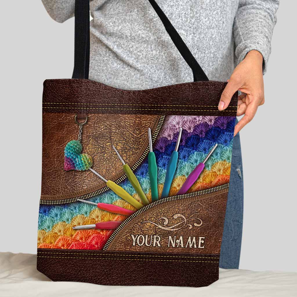 Gehäkelte personalisierte Tragetasche