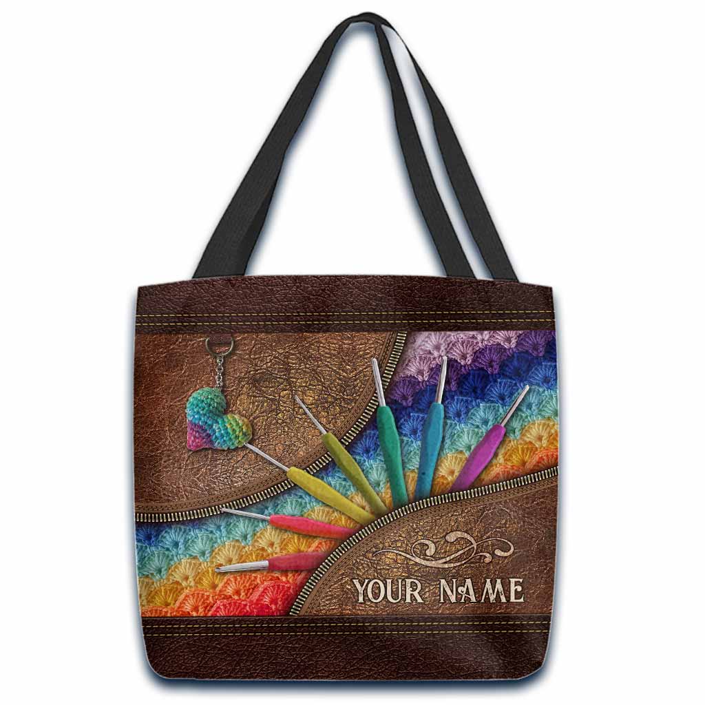 Gehäkelte personalisierte Tragetasche