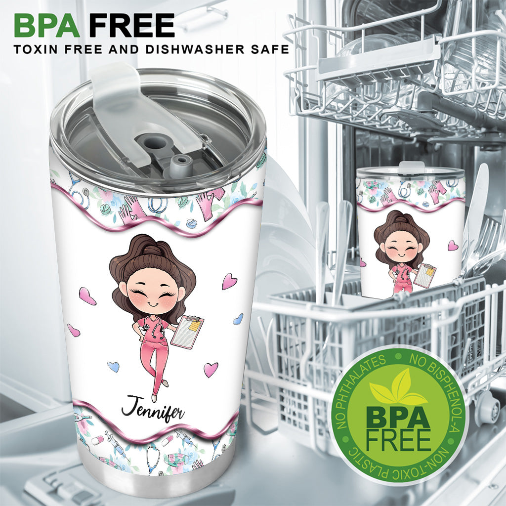 Nurse Life – Personalisierter Krankenschwester-Trinkbecher