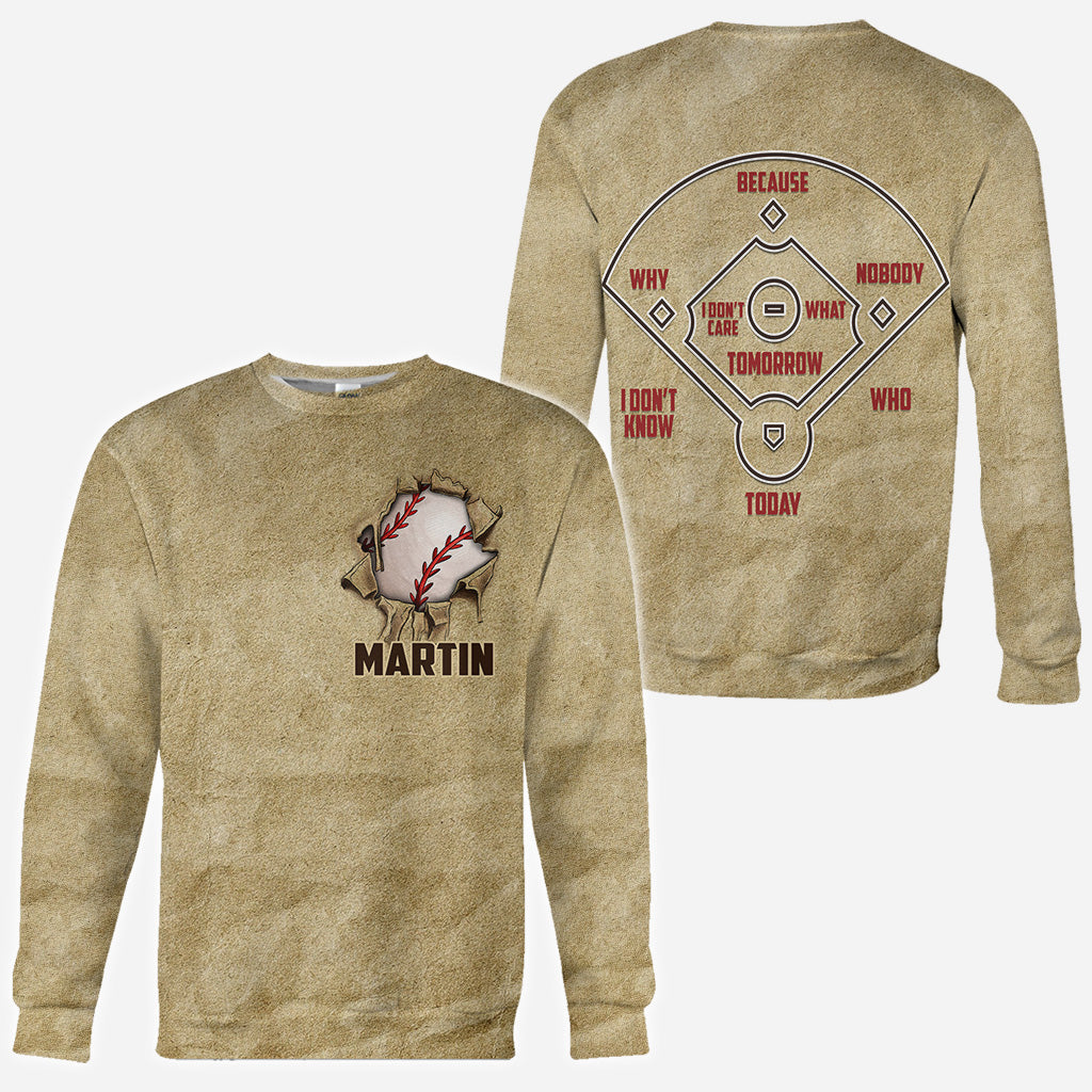 Baseball-Liebe – Personalisiertes Baseball-Shirt