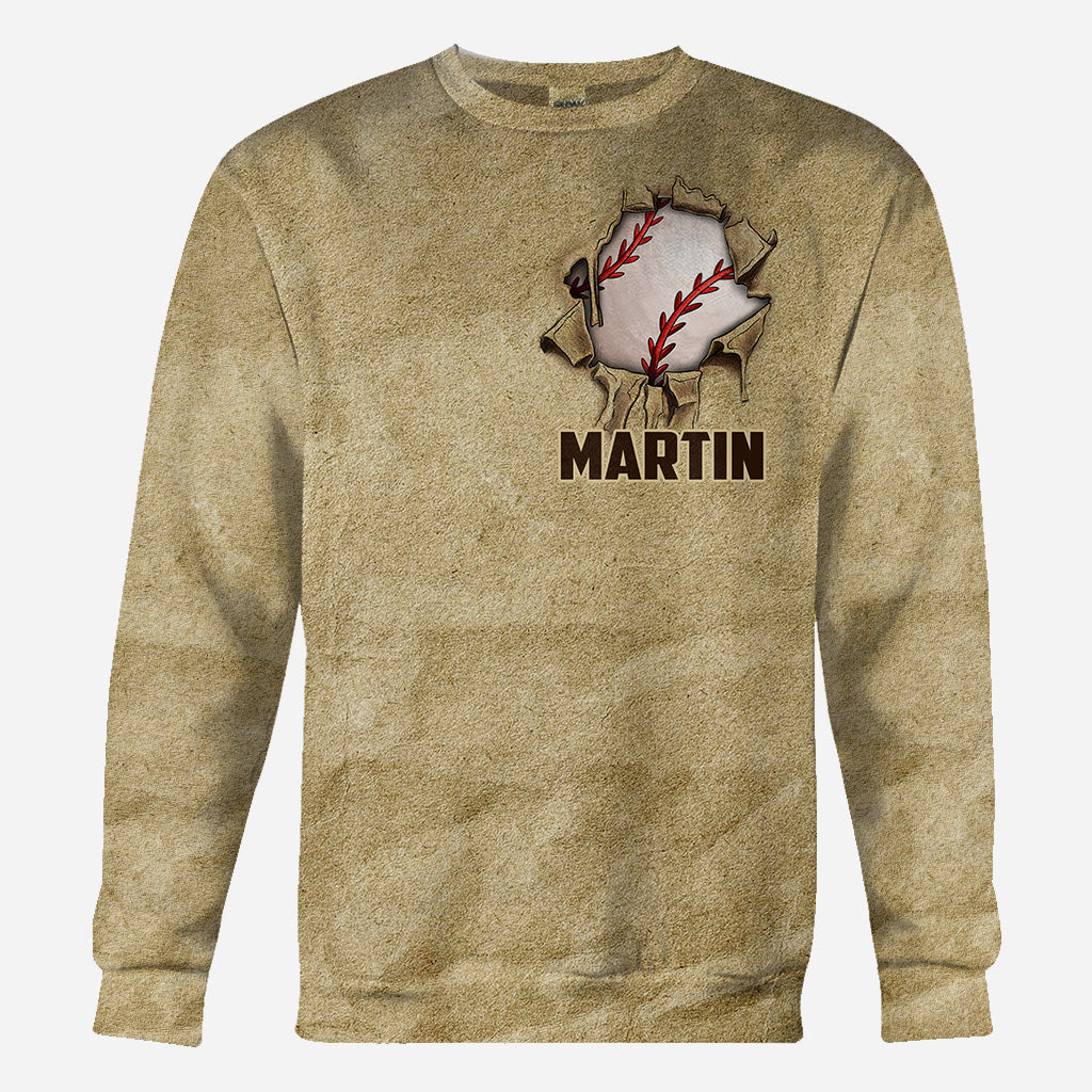 Baseball-Liebe – Personalisiertes Baseball-Shirt