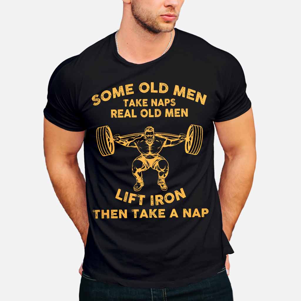 Some Old Men - Gewichtheben T-Shirt und Hoodie 092021