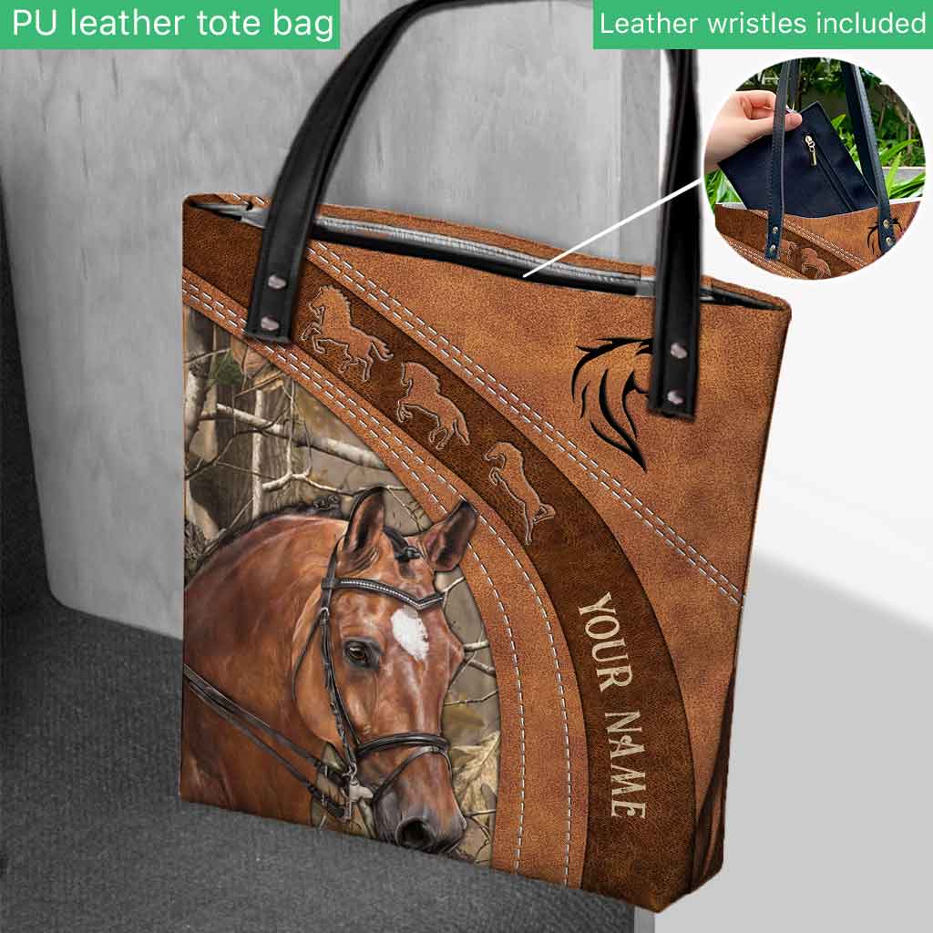 Personalisierte Tragetasche „Love Horses“