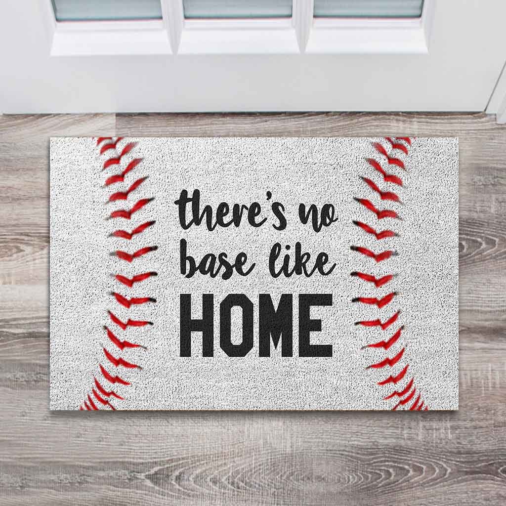 Zuhause ist es am schönsten – Fußmatte mit Baseball-Muster aus Kokosfaser