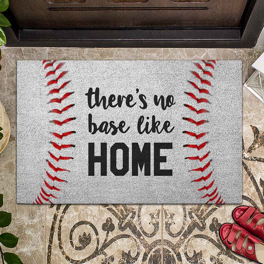 Zuhause ist es am schönsten – Fußmatte mit Baseball-Muster aus Kokosfaser