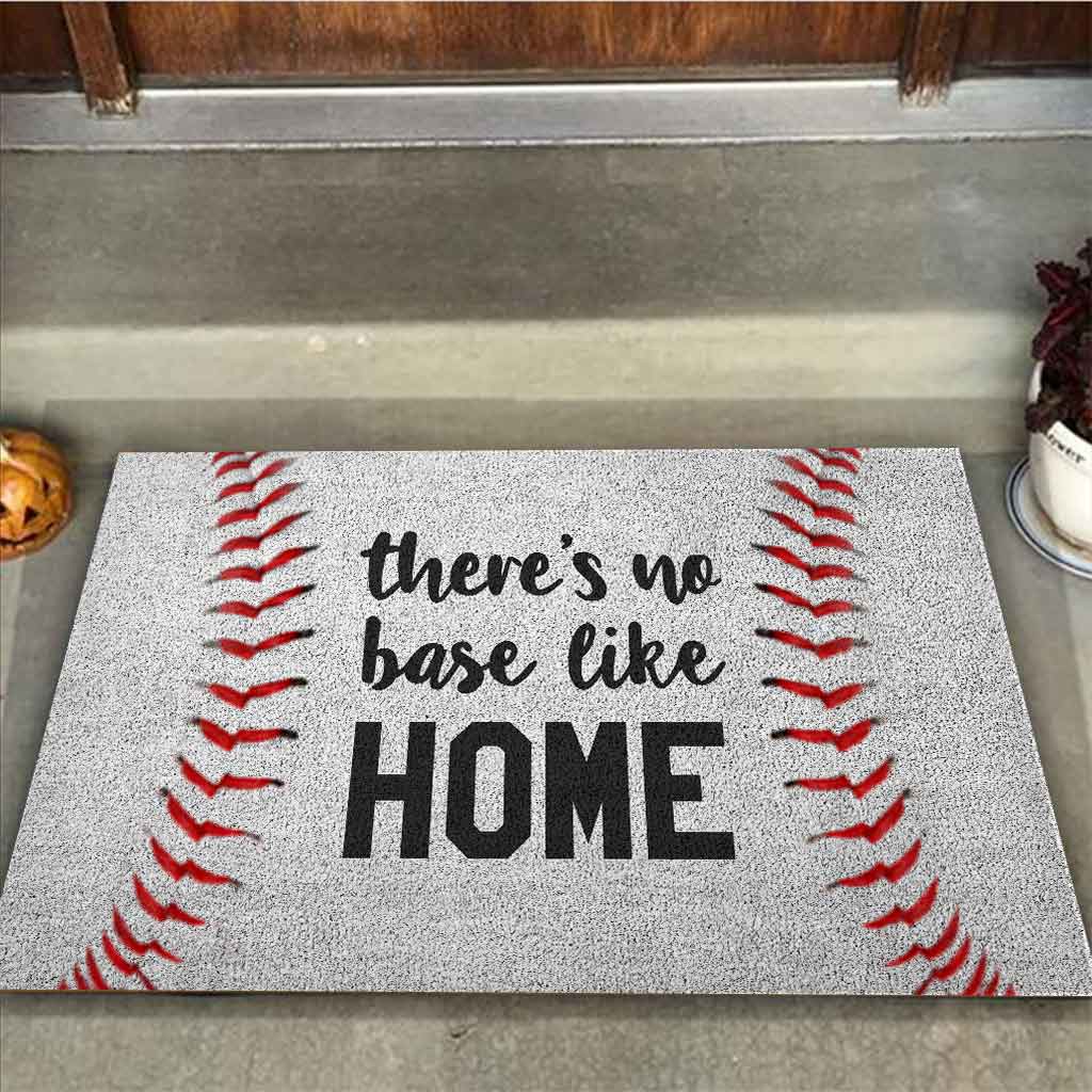 Zuhause ist es am schönsten – Fußmatte mit Baseball-Muster aus Kokosfaser