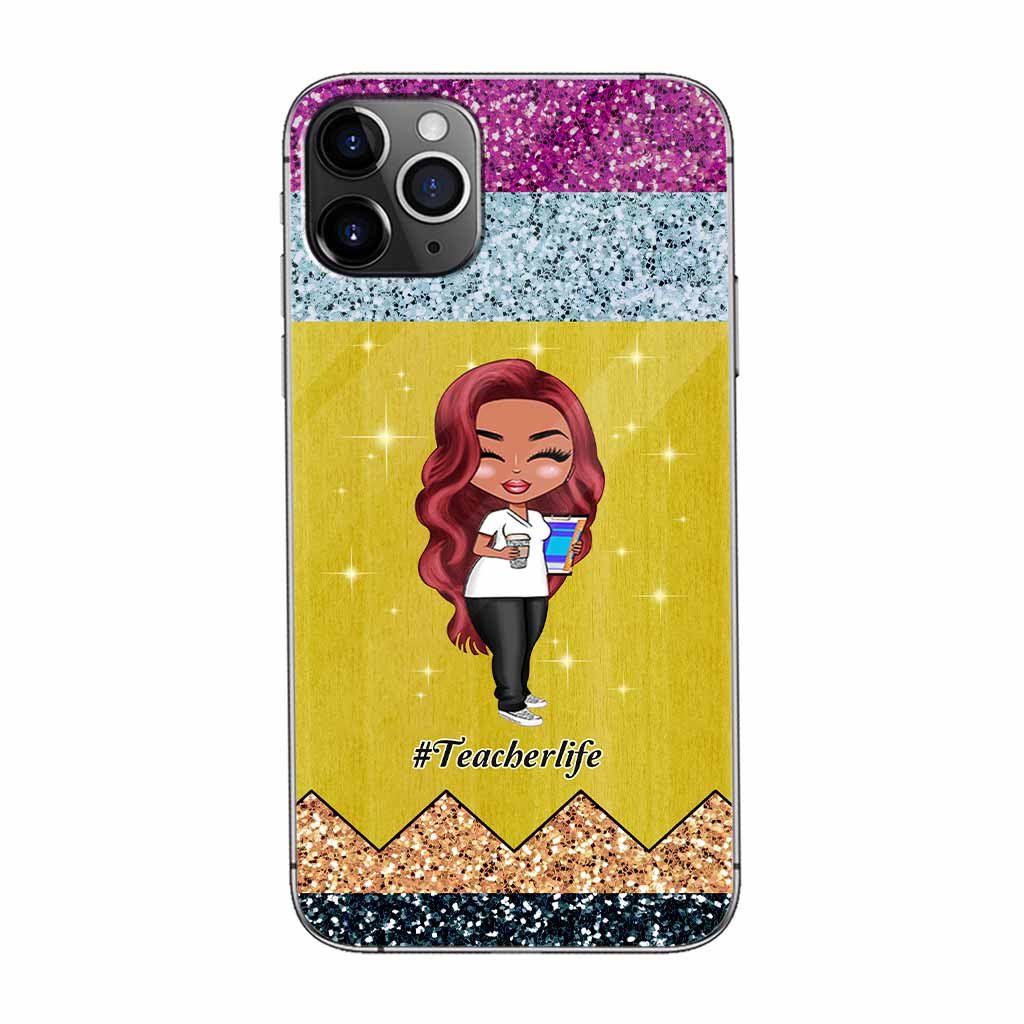 Lehren ist eine Herzensangelegenheit – Personalisierte Handyhülle für Lehrer mit 3D-Musterdruck