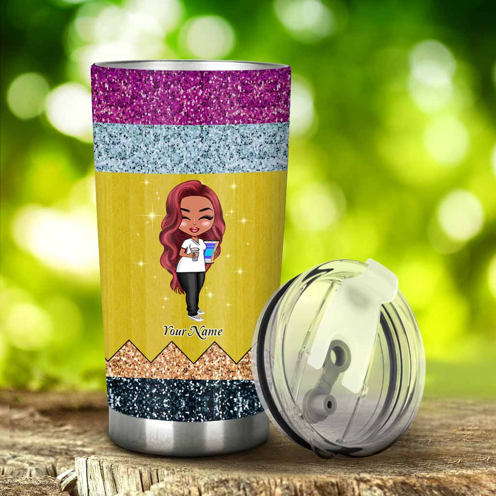 Lehren ist eine Herzensangelegenheit – Personalisierter Lehrerbecher mit 3D-Musterdruck