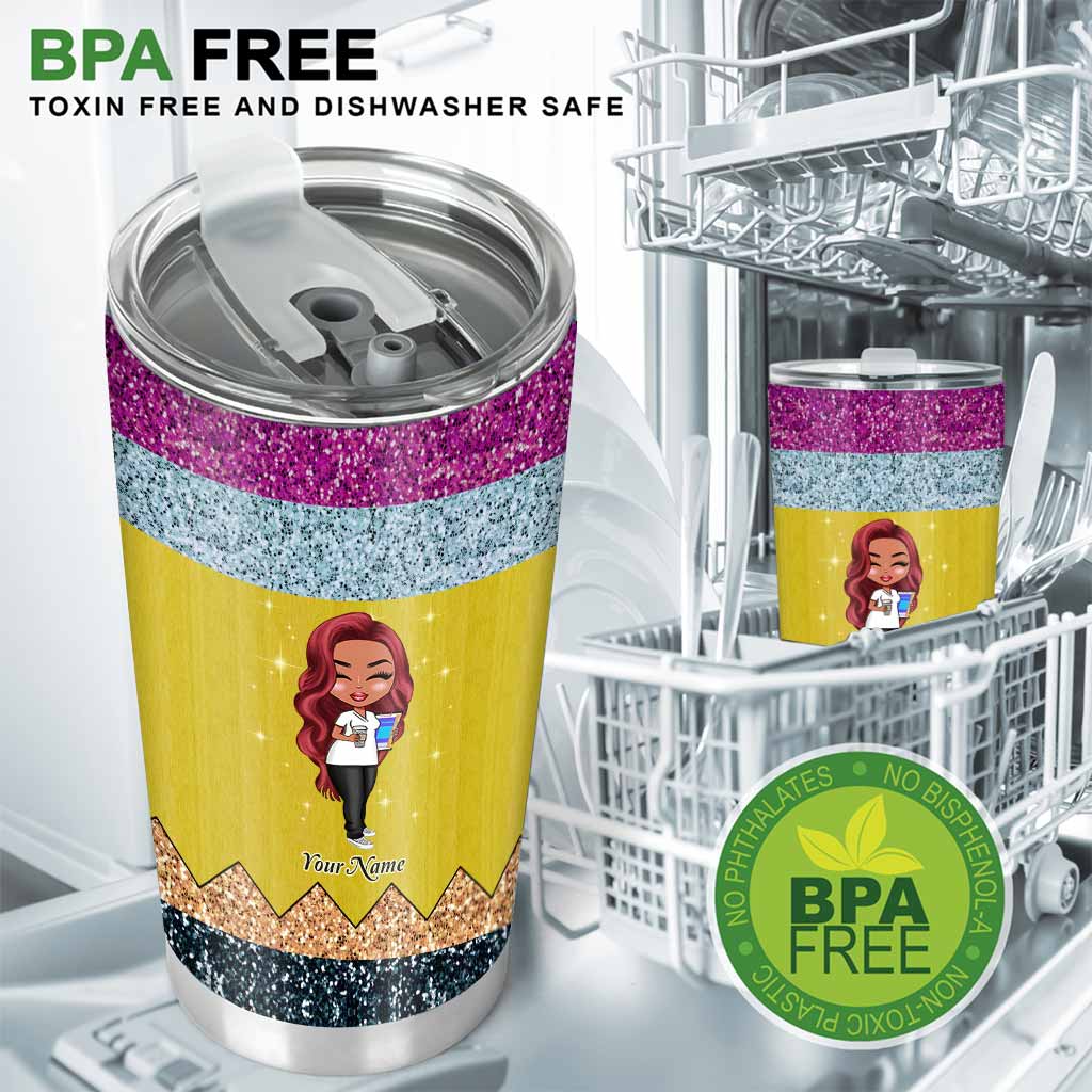 Lehren ist eine Herzensangelegenheit – Personalisierter Lehrerbecher mit 3D-Musterdruck