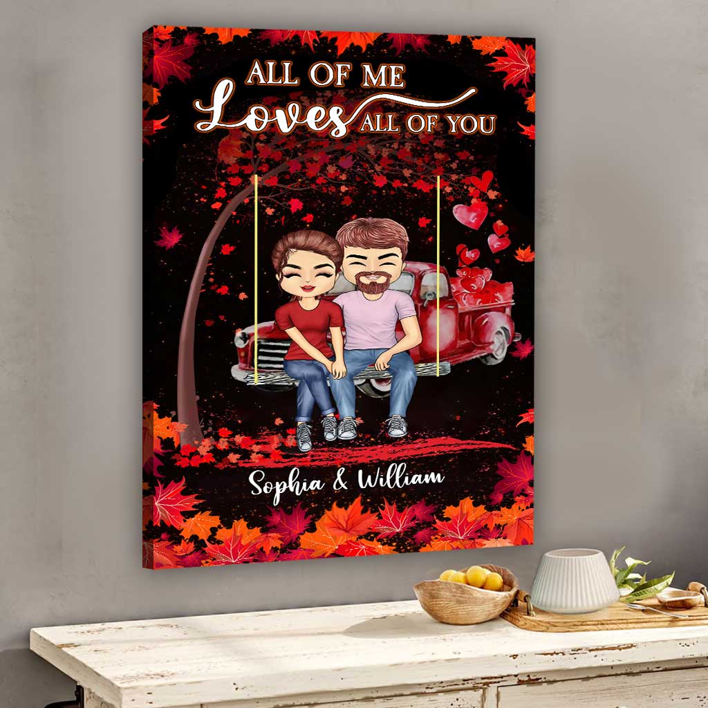 Gott segnete den holprigen Weg – Personalisierte Leinwand und Poster für Paare