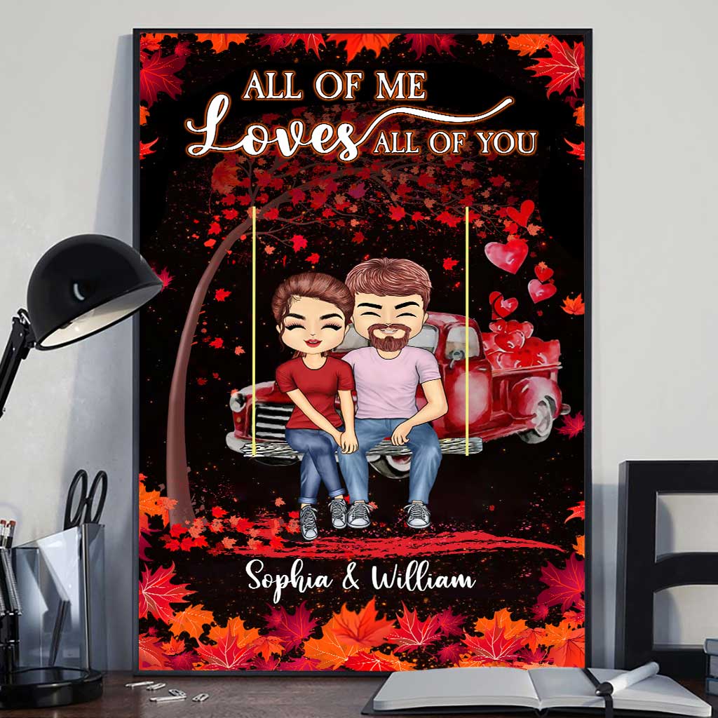 Gott segnete den holprigen Weg – Personalisierte Leinwand und Poster für Paare