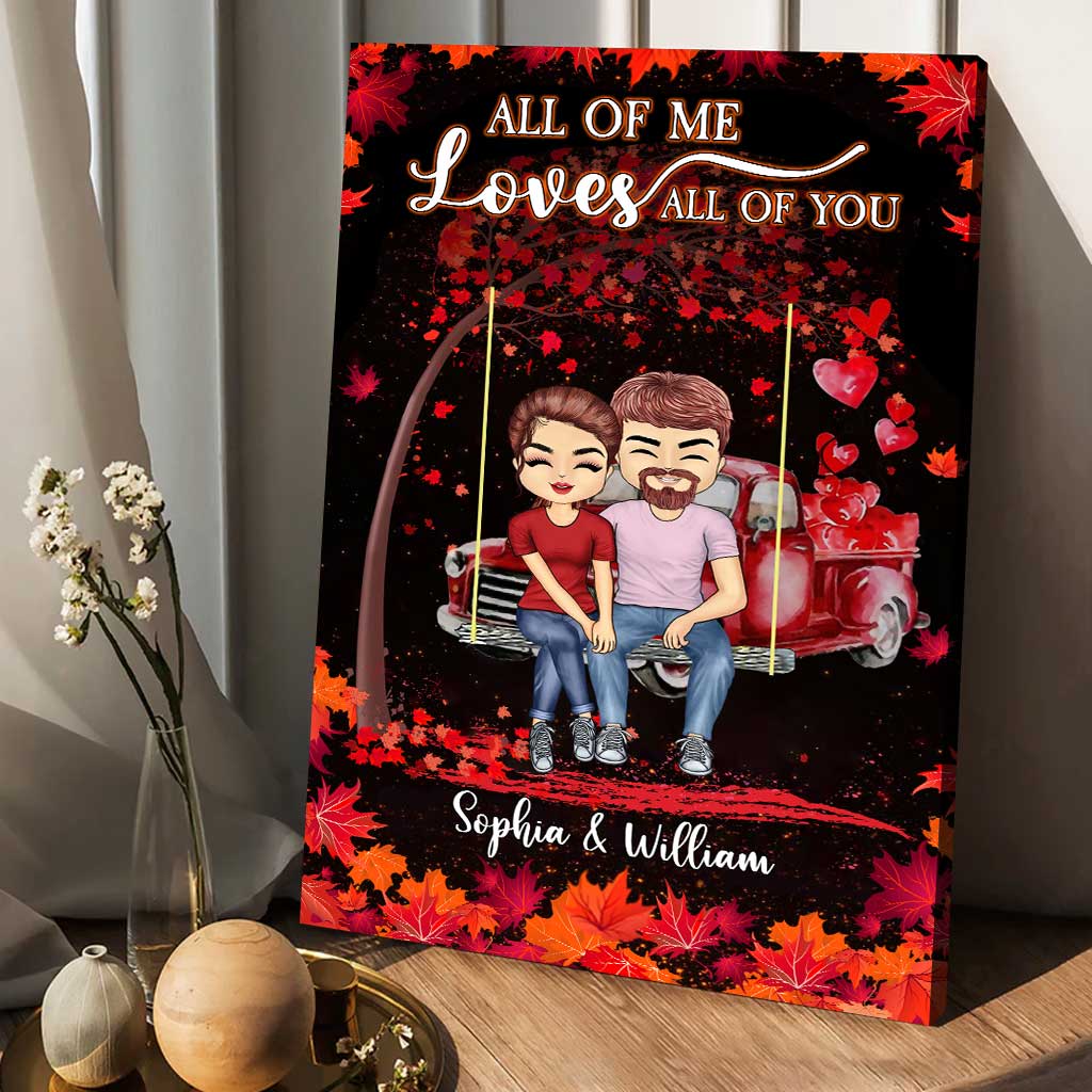 Gott segnete den holprigen Weg – Personalisierte Leinwand und Poster für Paare