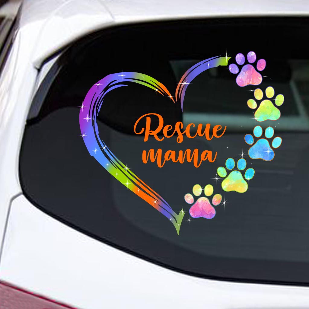 Heart Of Paws - Personalized Dog Decal Full