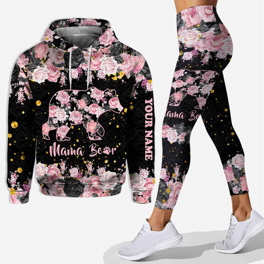 Mama Bear - Personalized Mother's Day Mother Hoodie and Leggings