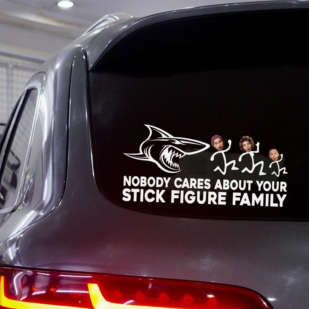 Es interessiert niemanden – Personalisierter Hai-Aufkleber (Vollversion)