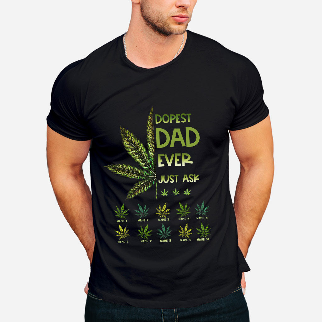 Der coolste Papa aller Zeiten – Geschenk für Papa, Oma, Opa, Mama, Onkel, Tante, Bruder, Schwester – Personalisiertes T-Shirt und Hoodie