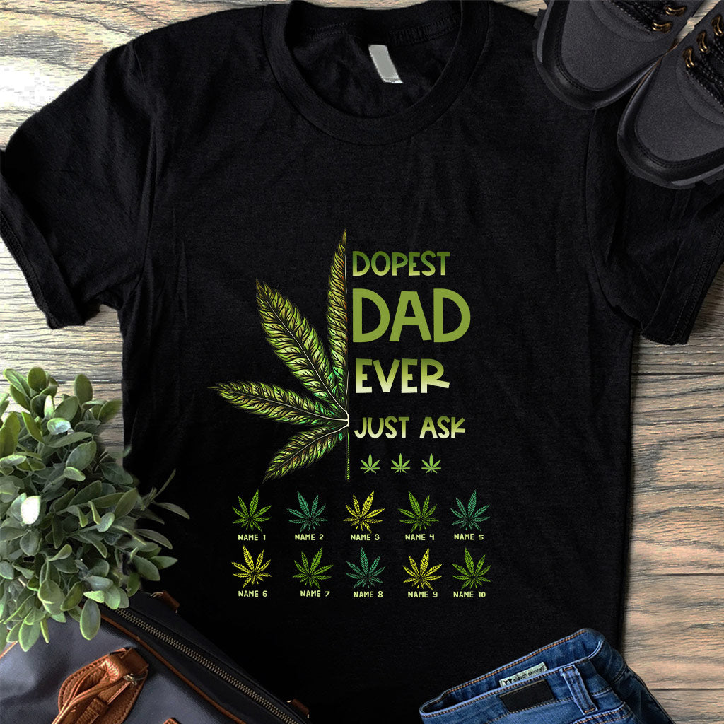 Der coolste Papa aller Zeiten – Geschenk für Papa, Oma, Opa, Mama, Onkel, Tante, Bruder, Schwester – Personalisiertes T-Shirt und Hoodie