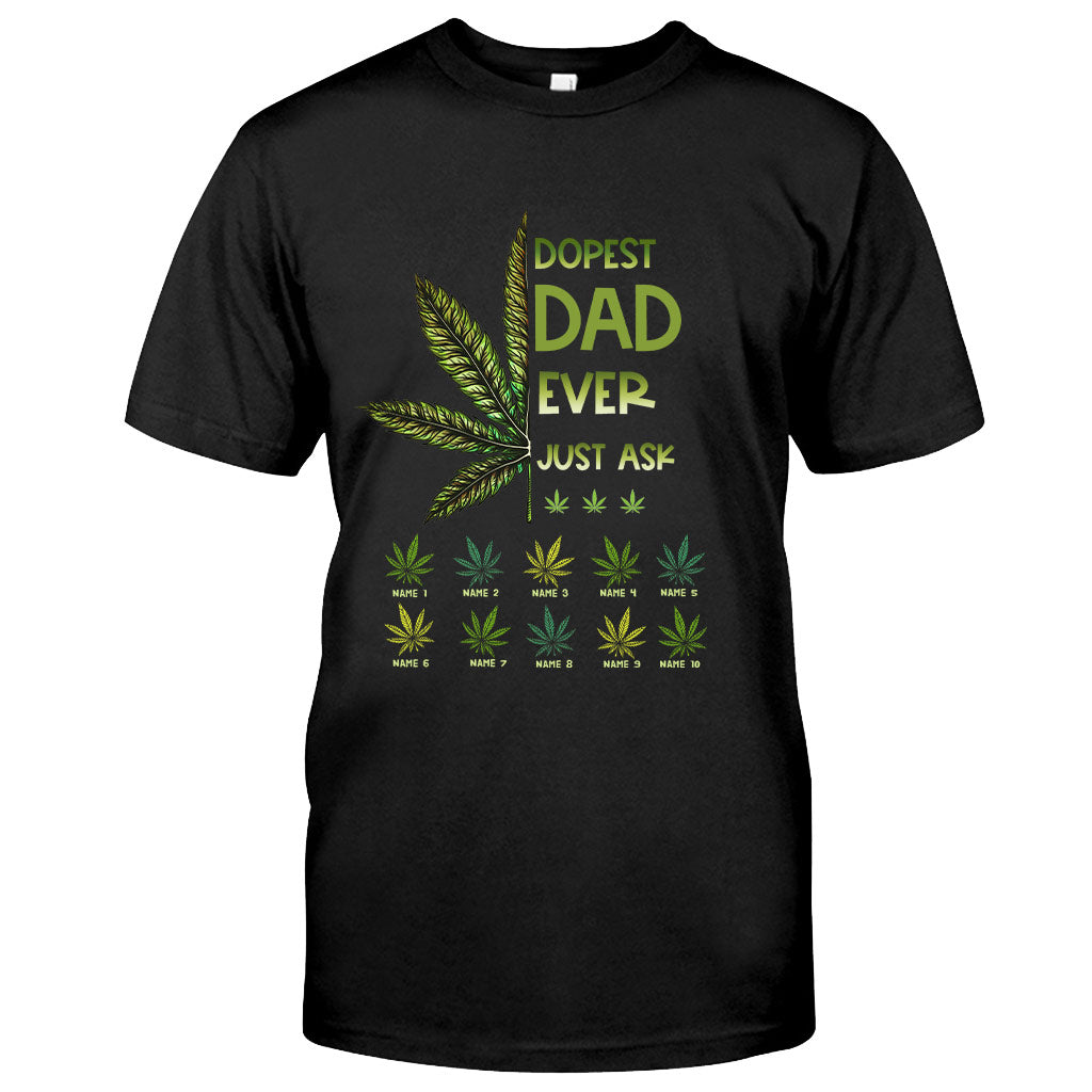 Der coolste Papa aller Zeiten – Geschenk für Papa, Oma, Opa, Mama, Onkel, Tante, Bruder, Schwester – Personalisiertes T-Shirt und Hoodie