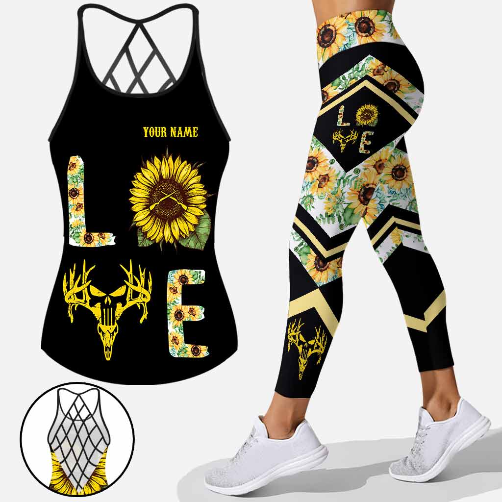 Country Girl – Personalisiertes Tanktop und Leggings mit Jagdkreuz