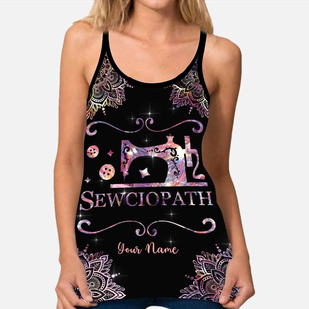 Sewciopath – Personalisiertes Tanktop und Leggings mit Kreuzmuster zum Nähen