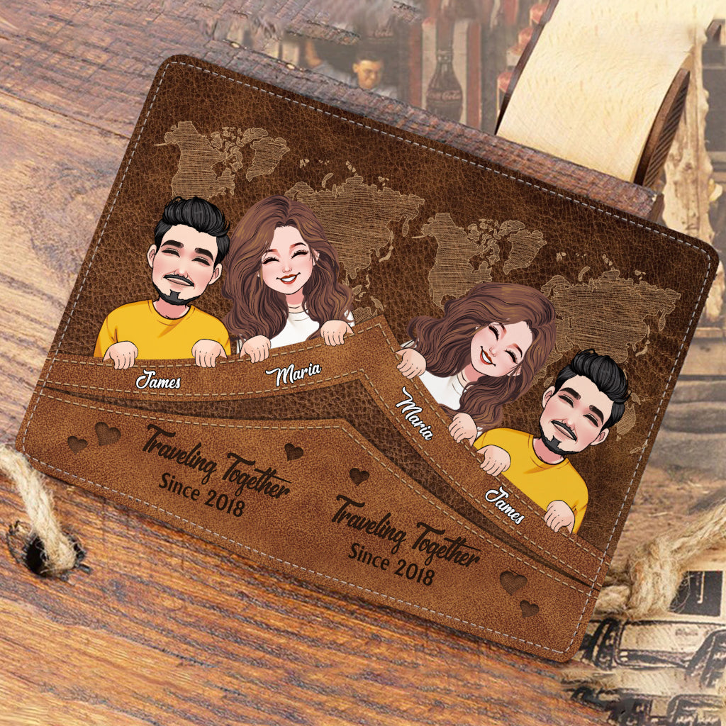 Gemeinsam reisen seit – Personalisierter Reisepasshalter