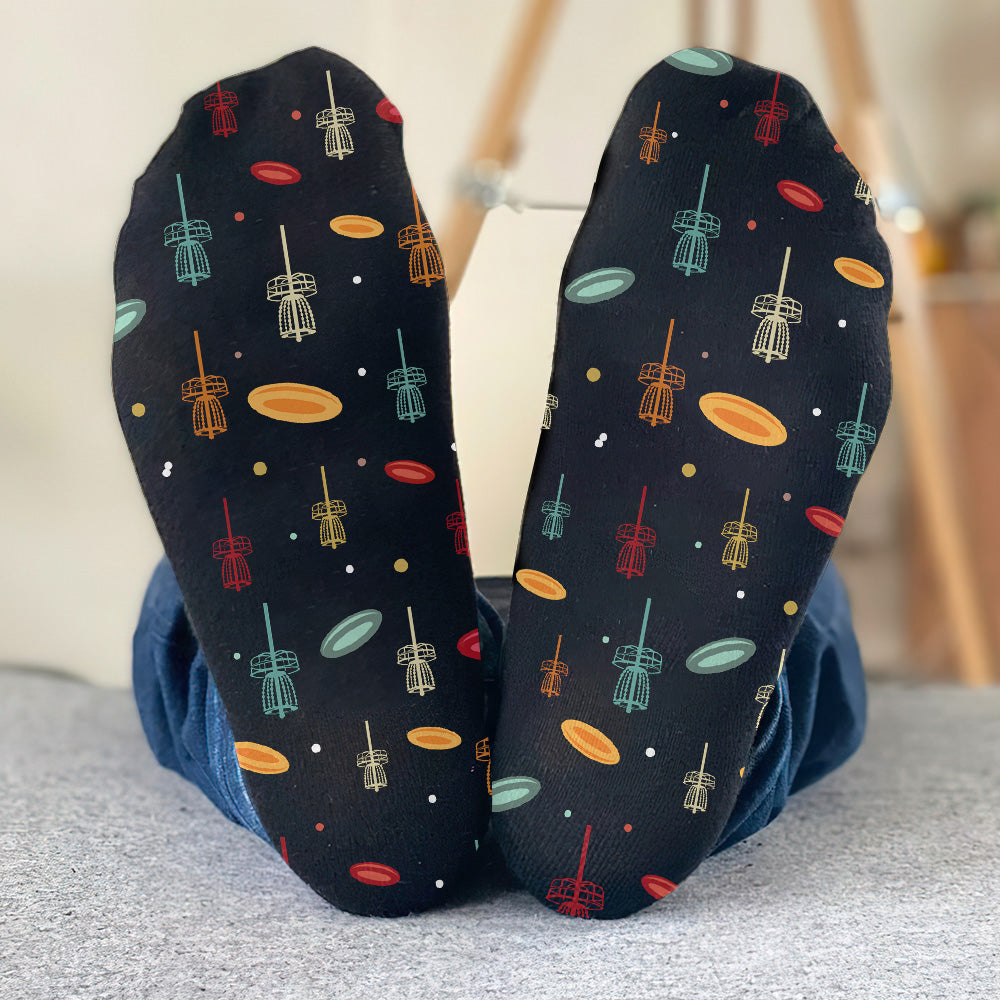 Disc Daddy - Disc Golf gift for dad, grandma, grandpa, mom - Personalized Socks