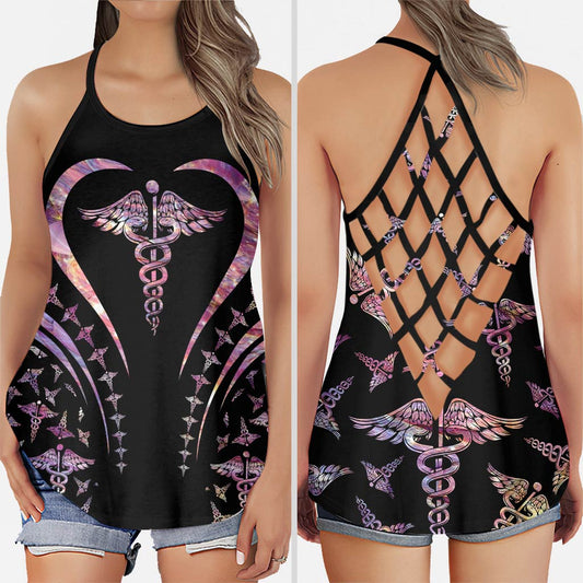 Tanktop „Liebe Krankenschwester, Leben, Kreuz“