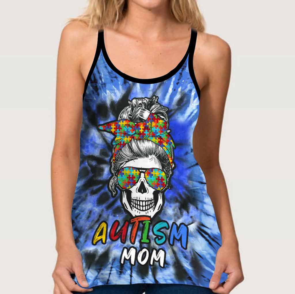 Autism Mom – Tanktop mit Kreuz zur Sensibilisierung für Autismus