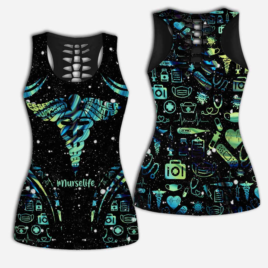 Nurse Life – Personalisiertes Tanktop und Shorts für Krankenschwestern