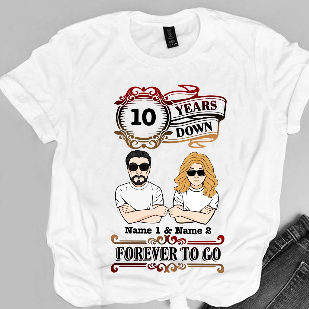Forever To Go - Personalized Couple T-shirt and Hoodie