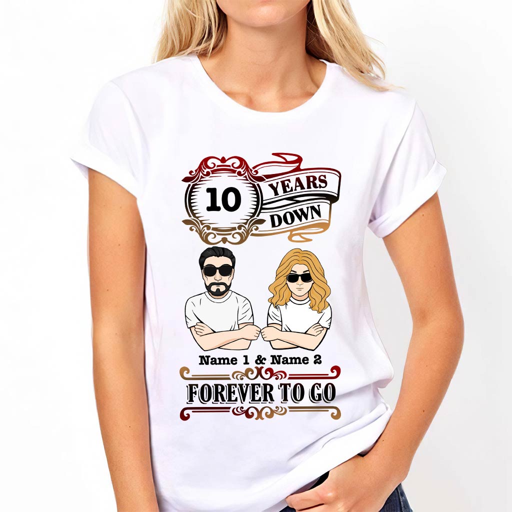 Forever To Go - Personalized Couple T-shirt and Hoodie