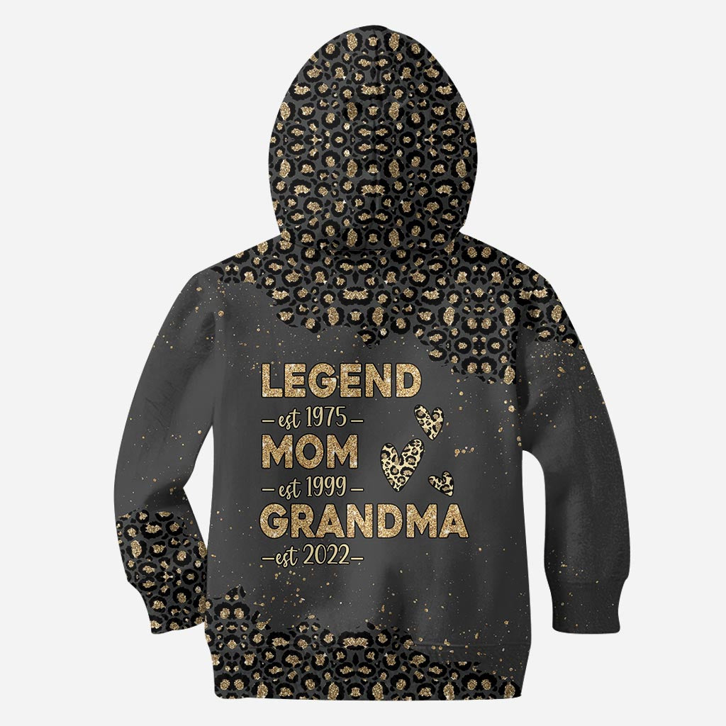 Legende Mama Oma – Personalisierter Muttertags-Hoodie und Leggings für Mütter