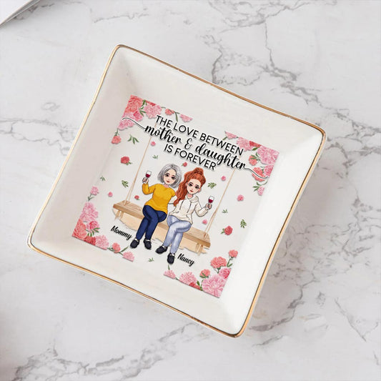 Mutter und Tochter – Geschenk für Mama, Tochter, Sohn – Personalisierte Schmuckschale