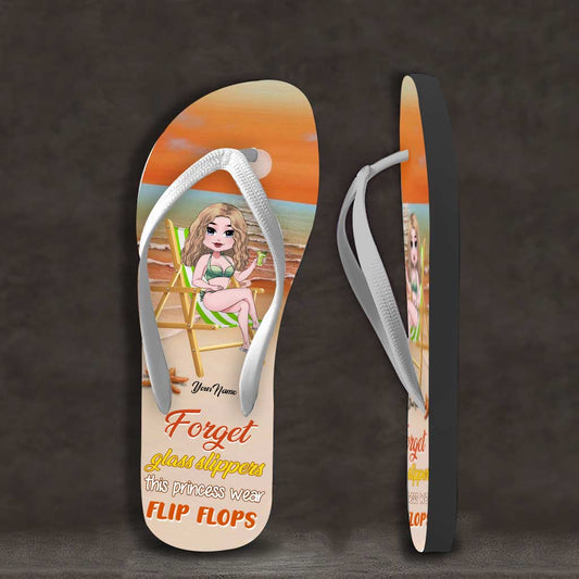 Vergessen Sie Glaspantoffeln – personalisierte Flip-Flops für Meeresliebhaber