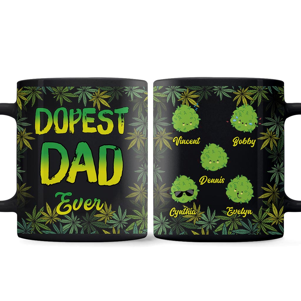 Dopest Dad Ever - Personalized Weed Mug
