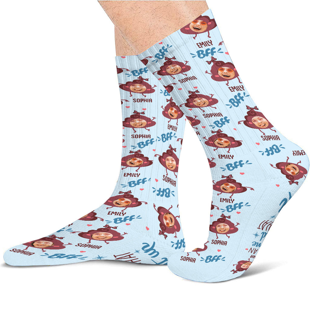 Weiter so – personalisierte Socken für beste Freundinnen