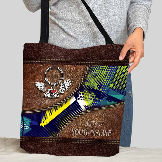 Racing Personalized Tote Bag