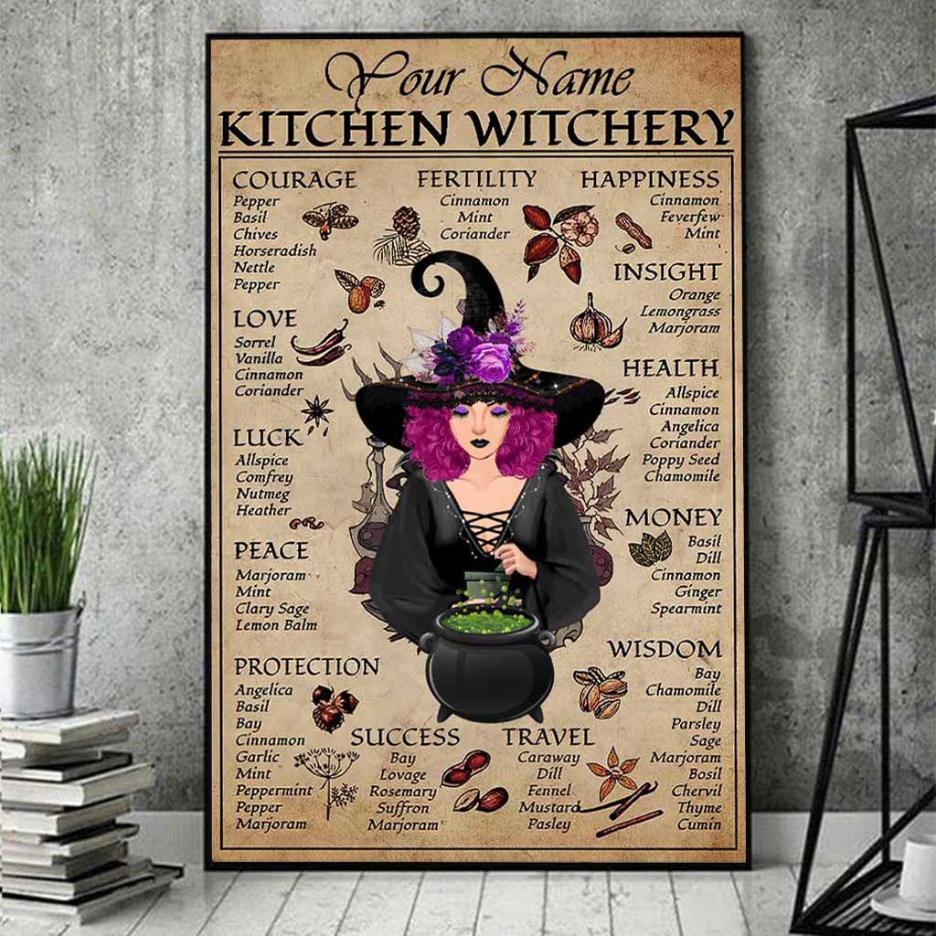 Ich glaube an Gott und Göttin – Personalisiertes Hexenposter