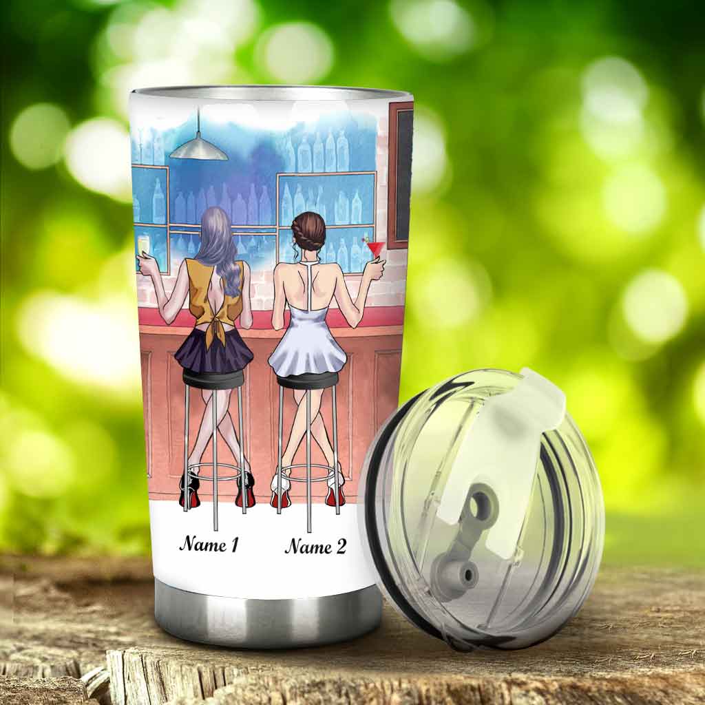 Whiskey And Ice - Personalisierter Bestie-Becher