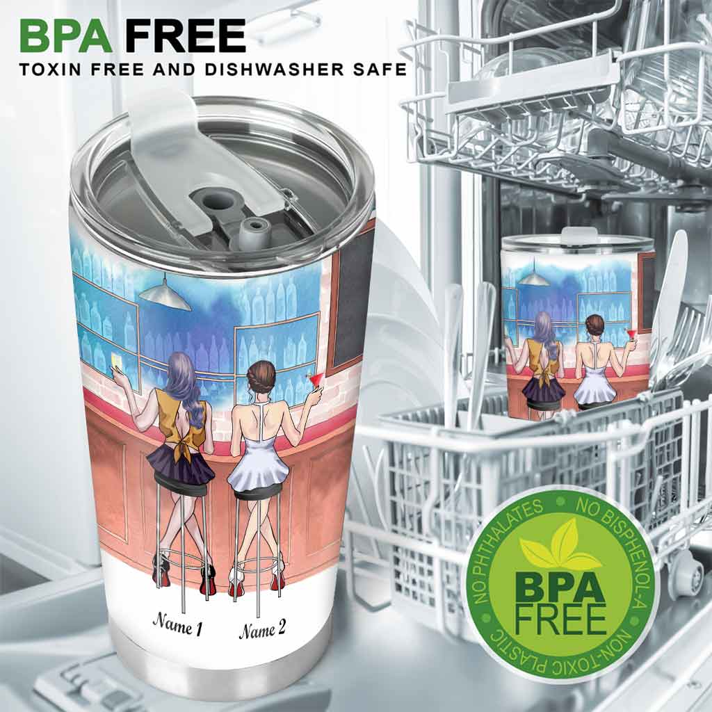 Whiskey And Ice - Personalisierter Bestie-Becher