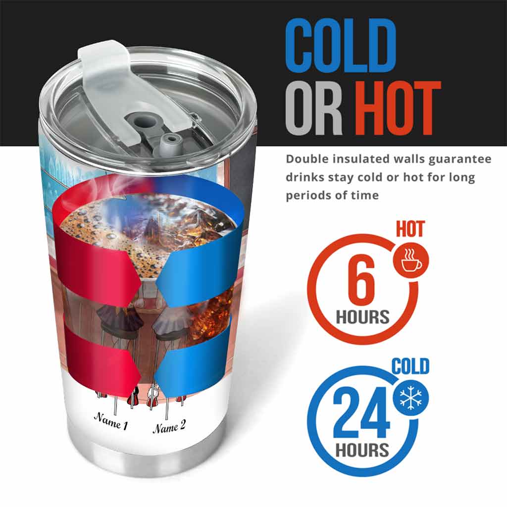 Whiskey And Ice - Personalisierter Bestie-Becher