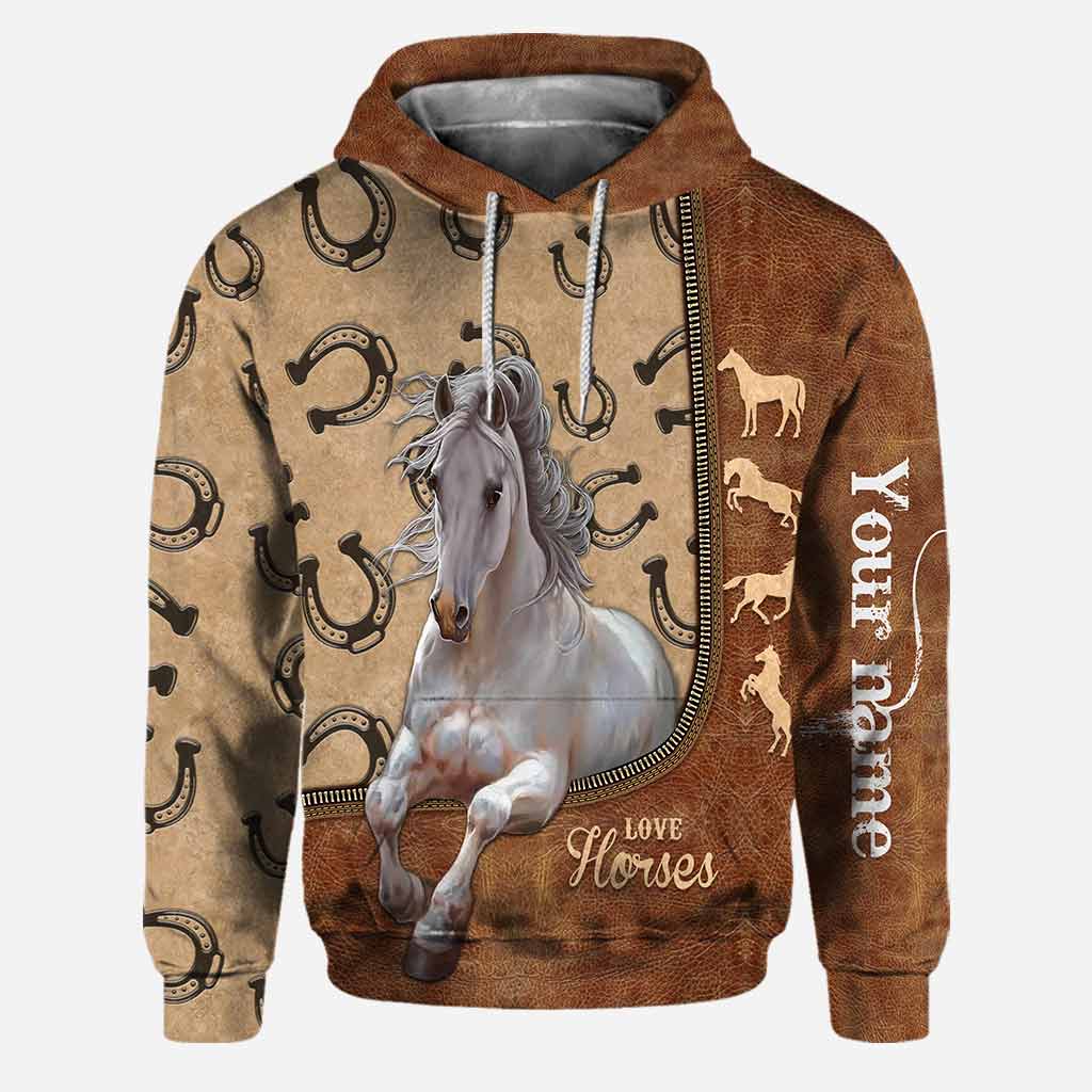 Love Horses - Personalized Hoodie and Leggings