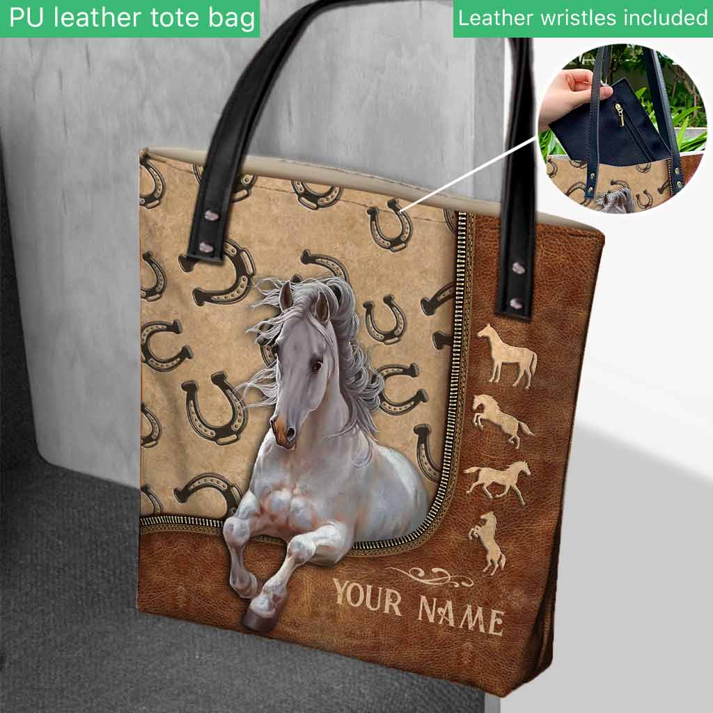 Personalisierte Tragetasche „Love Horses“